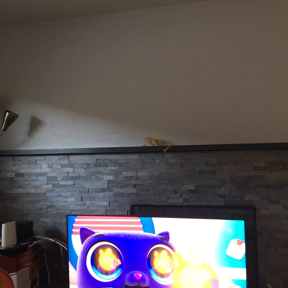 Before tv mount