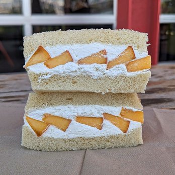Sandoitchi - Peaches & Cream Sando | Instagram: @telephonesmoothie - Sandwiches Near Me - Denver, Colorado