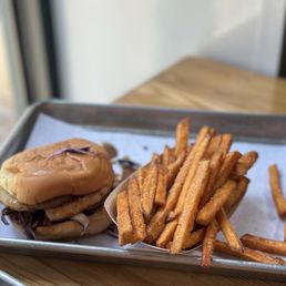 Salmon burger Salmon burger