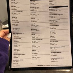 Drink menu 1