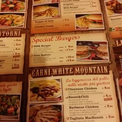 Old Wild West - Menu