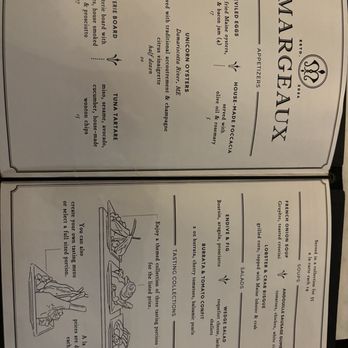 Margeaux Supper Parlor - Menu - French Near Me - Cambridge, Massachusetts