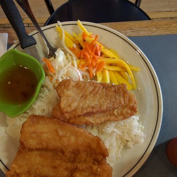 Ginger - Fried fish and mango salad - Vietnamese Near Me - Toronto, Ontario