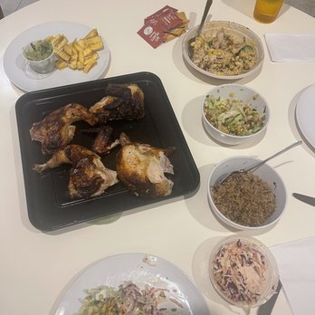 Chicken + Whiskey - Whole Chicken, Caribbean Cole Slaw, Arroz Chaufa, Mac 'n Queso Con Pollo, Guasacaca Chips, Roasted Corn Tomato - Venezuelan Near Me - Washington, DC, District of Columbia