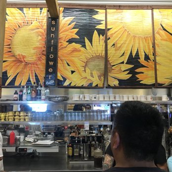 Sunflower Caffe - Sunflower art on the back wall - Coffee & Tea Near Me - Sonoma, California Sunflower Caffe - Sunflower art on the back wall - Coffee & Tea Near Me - Sonoma, California