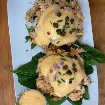 Ruby Sunshine Homewood - Hot Smoked Salmon Benedict - Breakfast & Brunch Near Me - Birmingham, Alabama Ruby Sunshine Homewood - Hot Smoked Salmon Benedict - Breakfast & Brunch Near Me - Birmingham, Alabama