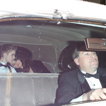 Classic Limos - Justin Bieber & Selena Gomez - 1937 Packard vintage car - Limos Near Me - Newport Beach, California