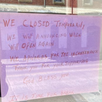 Maria Bonita - Sign posted on the window. - Mexican Near Me - Honolulu, Hawaii