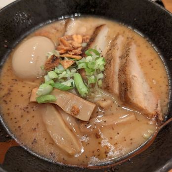 Tojo Kitchen - Black garlic ramen it was amazing!. - Ramen Near Me - Paramus, New Jersey