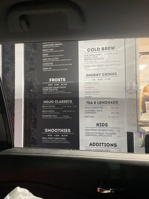 Menu photo 1 Mojo Coffee Cedar Park, TX
