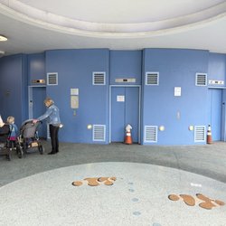 Aquarium of the Pacific Parking - 2 of 3 Elevators not working.