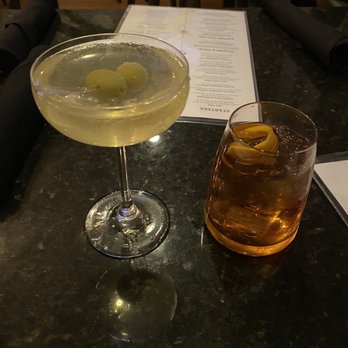 Curio Bistro - Dirty martini and Old Fashion - Cajun/Creole Near Me - New Orleans, Louisiana