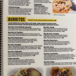 Los Tres Amigos - Burrito bowls clearly state you get beans when you get any burrito into a bowl
