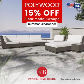 KB Patio Polywood Store - 15% off Polywood Groups and Sets! - Lighting Stores Near Me - Naples, Florida KB Patio Polywood Store - 15% off Polywood Groups and Sets! - Lighting Stores Near Me - Naples, Florida