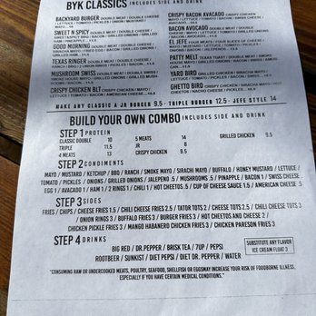 Backyard Kitchen - Menu - American Near Me - Poteet, Texas