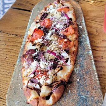 Lore Brewing - Greek pizza - Breweries Near Me - Indian Land, South Carolina