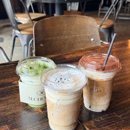 Misugaru Einspanner, Tiramisu Einspanner, Matcha Einspanner