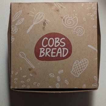 COBS Bread - Box with my cinnamon bun - Bakeries Near Me - Hamilton, Ontario
