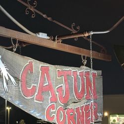 Cajun Corner - Sign on the patio!!!