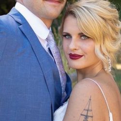 Marqui Artistry - Bride and groom at Langley Inn.