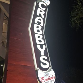 Crabby's Dockside - Outdoor Sign - Seafood Near Me - Clearwater Beach, Florida Crabby's Dockside - Outdoor Sign - Seafood Near Me - Clearwater Beach, Florida