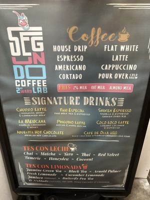 Menu photo 8 Segundo Coffee Lab Houston, TX Menu photo 8 Segundo Coffee Lab Houston, TX