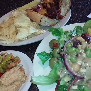 Jason's Deli - Half BBQ brisket half salad with hot peppers and hummus on the side...$11! - Delis Near Me - East Peoria, Illinois Jason's Deli - Half BBQ brisket half salad with hot peppers and hummus on the side...$11! - Delis Near Me - East Peoria, Illinois