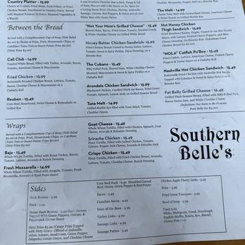 Southern Belle’s - Menu 4.2025 - Breakfast & Brunch Near Me - Yorkville, Illinois Southern Belle’s - Menu 4.2025 - Breakfast & Brunch Near Me - Yorkville, Illinois
