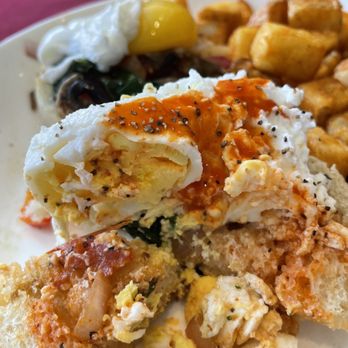 Eldridge House Grille - Hard boiled egg on my eggs Benedict? - American Near Me - Lawrence, Kansas