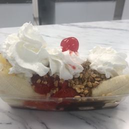 Banana Split Sundae