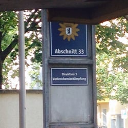 Polizeidirektion 3 - Abschnitt 33, Verbrechensbekämpfung, Moabit. Auch das LKA ist hier!