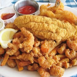 Pappas Seafood House - Seafood sampler.