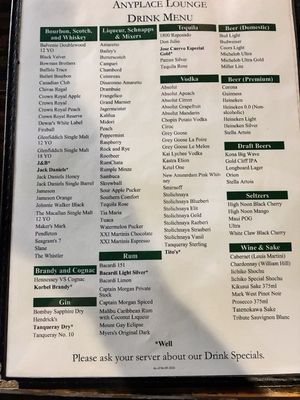 Menu photo 5 Anyplace Cocktail Lounge Honolulu, HI
