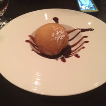 BKNY Thai Restaurant - Fried Thai ice cream ( vanilla with chocolate sauce) - Thai Near Me - Bayside, New York BKNY Thai Restaurant - Fried Thai ice cream ( vanilla with chocolate sauce) - Thai Near Me - Bayside, New York