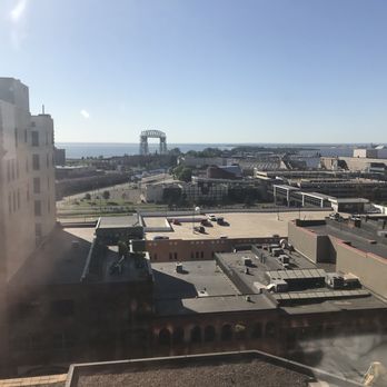 Aerial Lift Bridge - Hotel room view not zoomed. - Local Flavor Near Me - Duluth, Minnesota Aerial Lift Bridge - Hotel room view not zoomed. - Local Flavor Near Me - Duluth, Minnesota