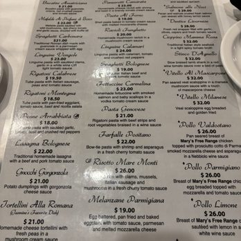 Italianissimo Trattoria - Menu - Italian Near Me - Chula Vista, California