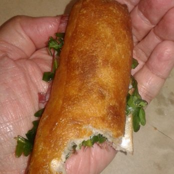 Proof Bakery - Baguette Sandwich. It's small! - Coffee & Tea Near Me - Los Angeles, California