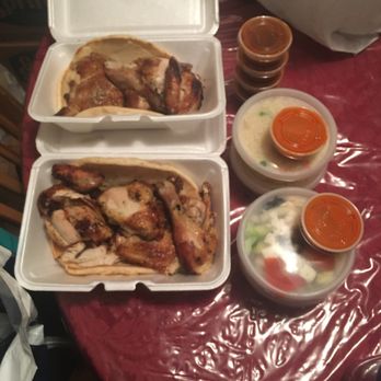 Kew Gardens Chicken - Two whole chickens and salads make for a family feast. - Chicken Shop Near Me - Kew Gardens, New York Kew Gardens Chicken - Two whole chickens and salads make for a family feast. - Chicken Shop Near Me - Kew Gardens, New York