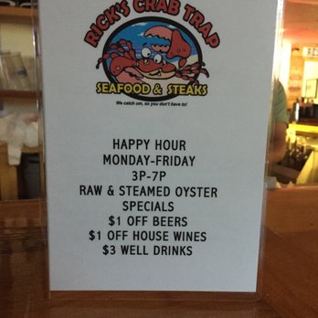 Rick's Crab Trap - Happy hour times & specials. - Bars Near Me - Fort Walton Beach, Florida Rick's Crab Trap - Happy hour times & specials. - Bars Near Me - Fort Walton Beach, Florida