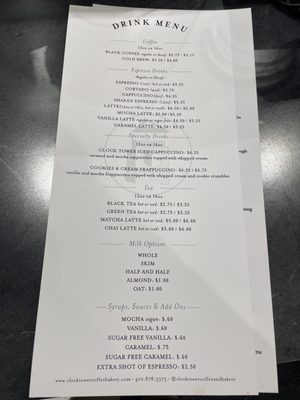 Menu photo 5 Clock Tower Coffee and Bakery Hanover, MD Menu photo 5 Clock Tower Coffee and Bakery Hanover, MD