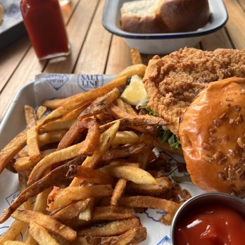 The Salt Line - Fish sandwich and fries - Seafood Near Me - Washington, DC, District of Columbia The Salt Line - Fish sandwich and fries - Seafood Near Me - Washington, DC, District of Columbia