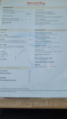 Menu photo 2 Wicked Tuna Myrtle Beach, SC Menu photo 2 Wicked Tuna Myrtle Beach, SC