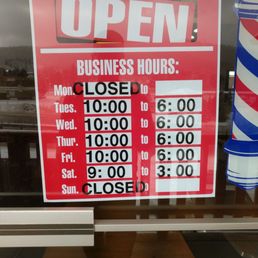 New hours