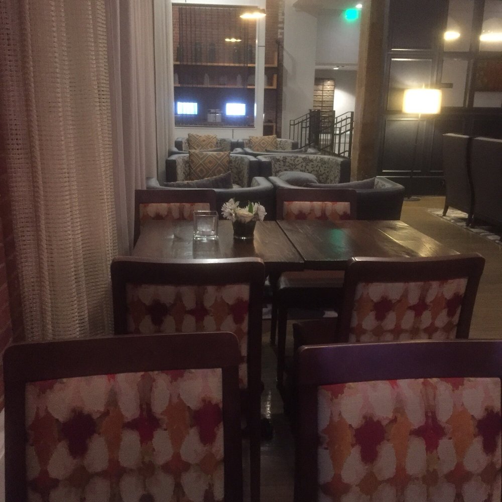 Seating along wall