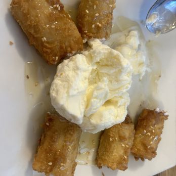 Bangkok Cuisine - Fried banana and coconut ice cream - Thai Near Me - Oak Bluffs, Massachusetts Bangkok Cuisine - Fried banana and coconut ice cream - Thai Near Me - Oak Bluffs, Massachusetts