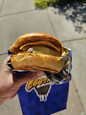 Egg on a Roll by null
