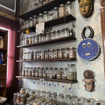 Crescent City Conjure - herb wall - Supernatural Readings Near Me - New Orleans, Louisiana