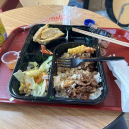 a tray of food on a table a tray of food on a table