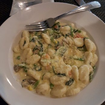 Ancora Italian Kitchen - Gnocchi aka little peace of heaven in cheese sauce - Italian Near Me - Bridgton, Maine