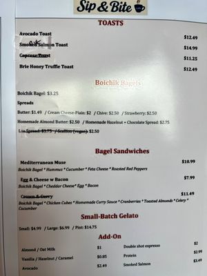 Menu photo 1 Sip & Bite Cafe San Rafael, CA